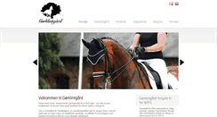 Desktop Screenshot of goerklintgaard.com