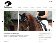 Tablet Screenshot of goerklintgaard.com